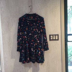 Patterned skort dress